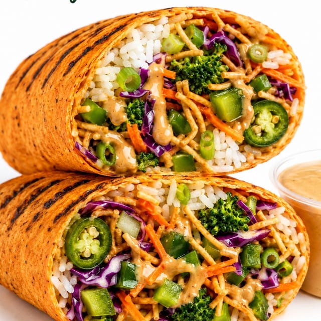Spicy Noodle Burrito.