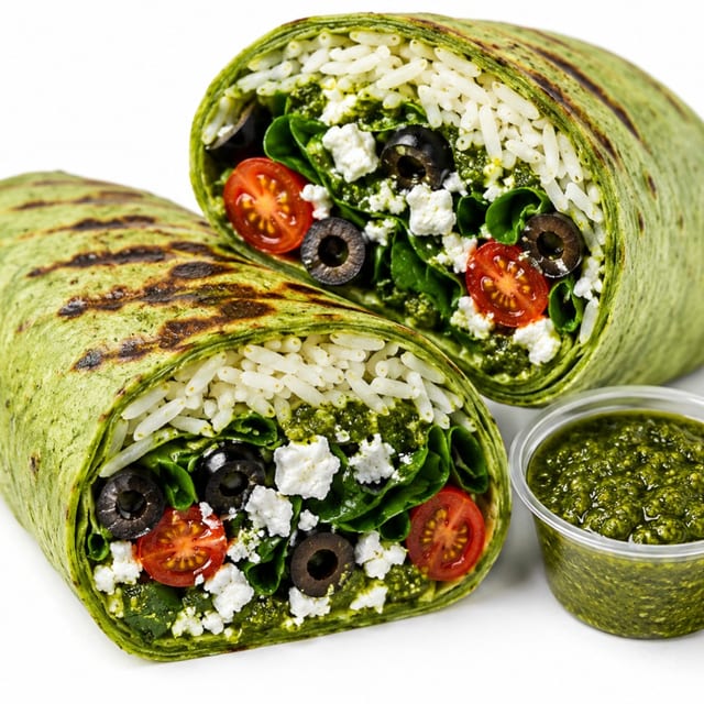 Pesto Burrito.